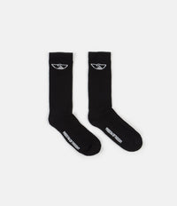 Stepney Workers Club Handshake Socks in Black