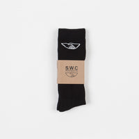 Stepney Workers Club Handshake Socks in Black thumbnail