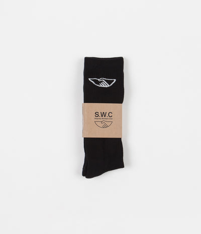 Stepney Workers Club Handshake Socks in Black