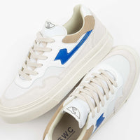 Stepney Workers Club Pearl S-Strike Suede Shoes - Ecru / Blue thumbnail