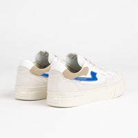Stepney Workers Club Pearl S-Strike Suede Shoes - Ecru / Blue thumbnail