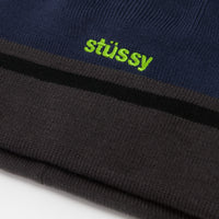 Stussy 2 Tone Cuff Beanie - Blue thumbnail