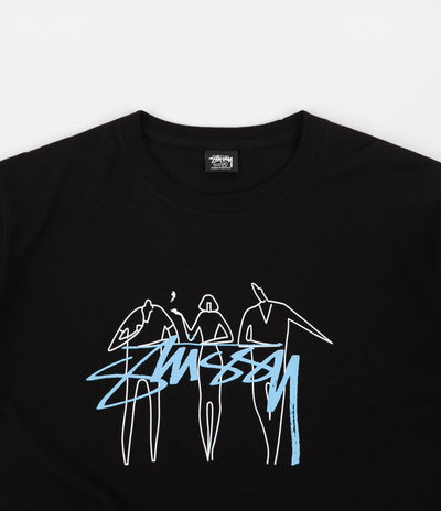 Stussy 3 People T-Shirt - Black