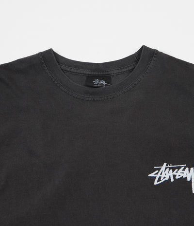Stussy 8 Ball Pigment Dyed T-Shirt - Black | Flatspot
