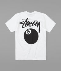 Stussy 8 Ball T-Shirt - White