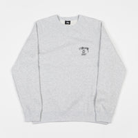 Stussy All That Jazz Crewneck Sweatshirt - Ash Heather thumbnail