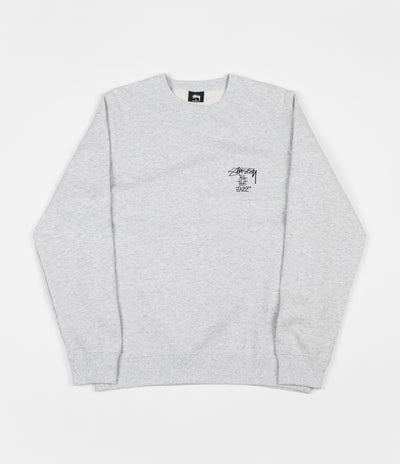 Stussy All That Jazz Crewneck Sweatshirt - Ash Heather
