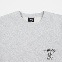 Stussy All That Jazz Crewneck Sweatshirt - Ash Heather thumbnail