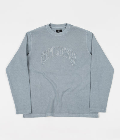 Stussy Arch Long Sleeve T-Shirt - Steel