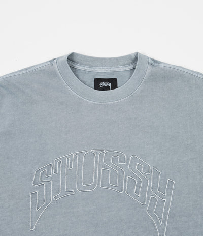 Stussy Arch Long Sleeve T-Shirt - Steel