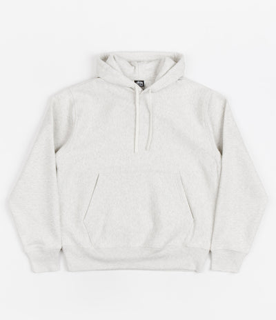 Stussy Back Hood Applique Hoodie - Ash Heather