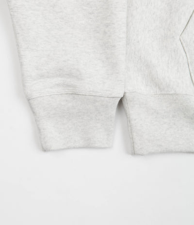 Stussy Back Hood Applique Hoodie - Ash Heather