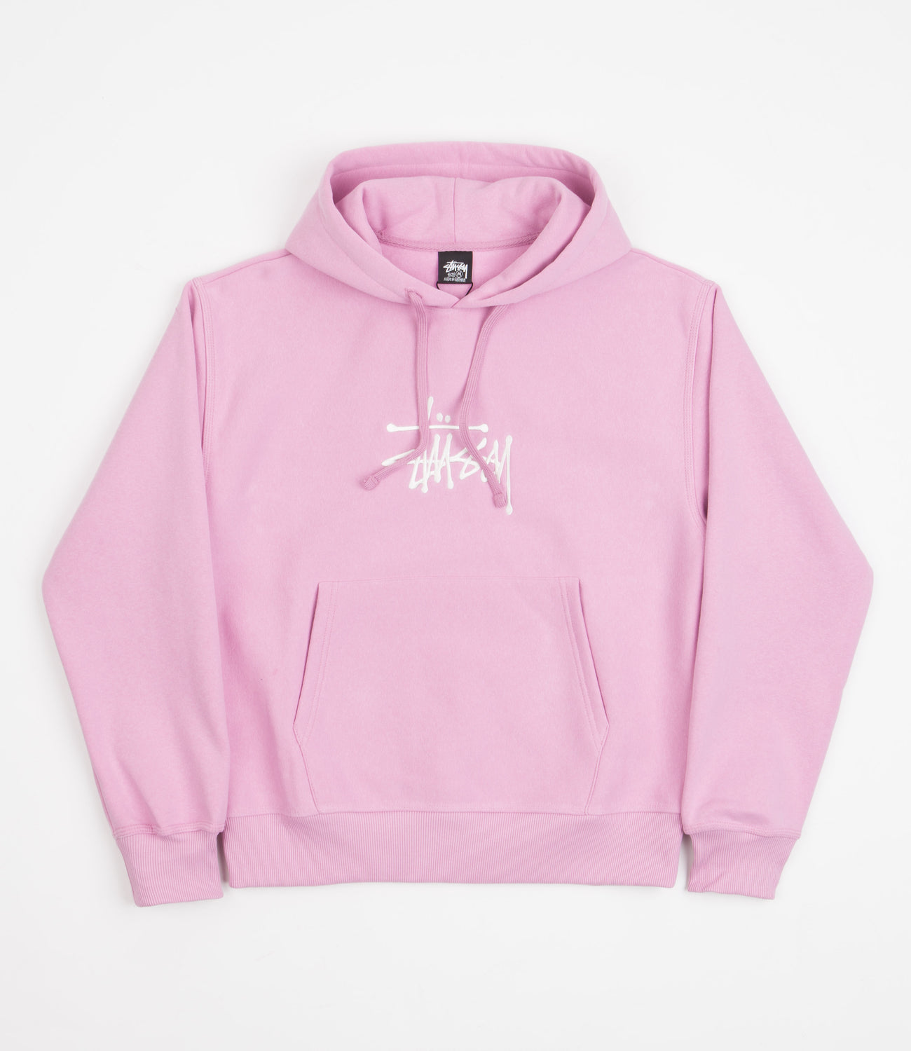 Stussy Basic Applique Hoodie - Pink | Flatspot