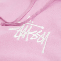 Stussy Basic Applique Hoodie - Pink thumbnail