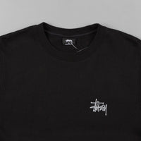 Stussy Basic Crewneck Sweatshirt - Black / Grey thumbnail