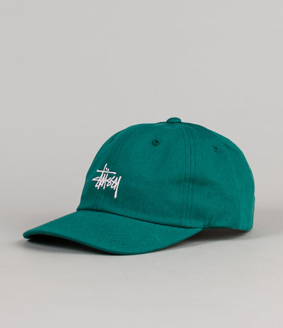 Stussy Basic Logo Twill Cap - Dark Teal