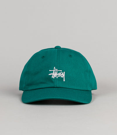 Stussy Basic Logo Twill Cap - Dark Teal