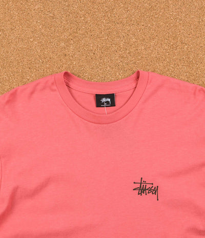 Stussy Basic Long Sleeve T-Shirt - Dark Pink