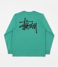 Stussy Basic Long Sleeve T-Shirt - Green