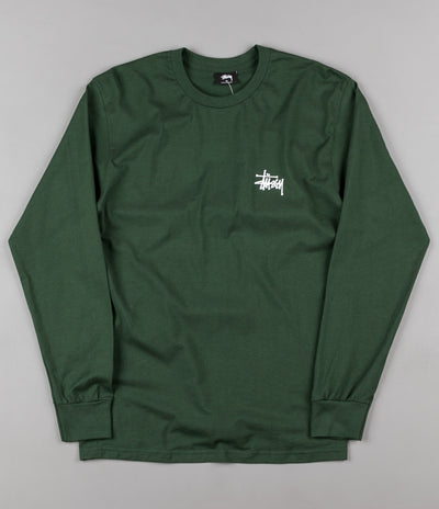 Stussy Basic Long Sleeve T-shirt - Pine
