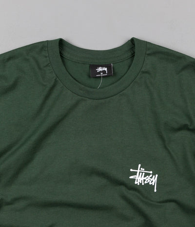 Stussy Basic Long Sleeve T-shirt - Pine