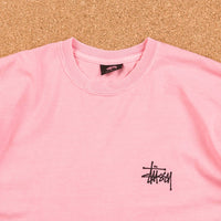 Stussy Basic Pigment Dyed T-Shirt - Pink thumbnail