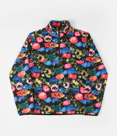 Stussy Basic Polar Fleece Mockneck Sweatshirt - Floral