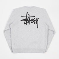 Stussy Basic Stussy Crewneck Sweatshirt - Ash Heather thumbnail
