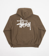 Stussy Basic Stussy Hoodie - Coffee