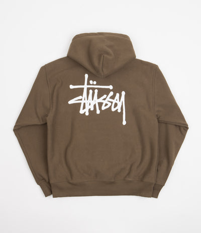 Stussy Basic Stussy Hoodie - Coffee