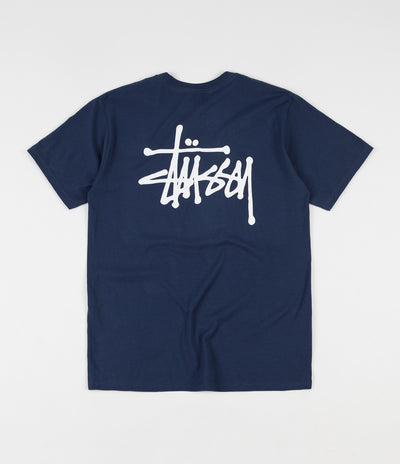 Stussy Basic Stussy T-Shirt - Navy