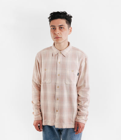 Stussy Beach Plaid Shirt - Dusty Rose