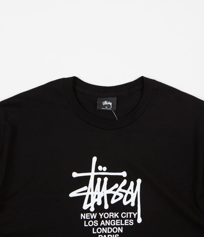 Stussy Big Cities T-Shirt - Black