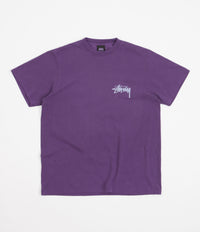 Stussy Big League Pigment Dyed T-Shirt - Purple