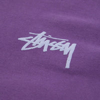 Stussy Big League Pigment Dyed T-Shirt - Purple thumbnail