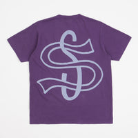 Stussy Big League Pigment Dyed T-Shirt - Purple thumbnail