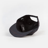 Stussy Big Logo Check Low Pro Cap - Grey thumbnail