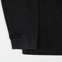 Stussy Big Stock Mockneck Long Sleeve T-Shirt - Black thumbnail