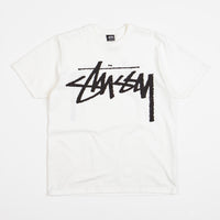 Stussy Big Stock T-Shirt - White thumbnail