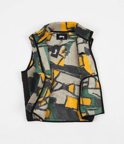 Stussy Block Sherpa Vest - Multi