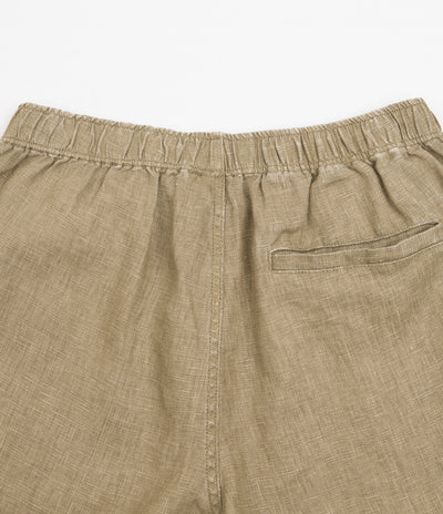 Stussy Boxy Linen Shorts - Olive