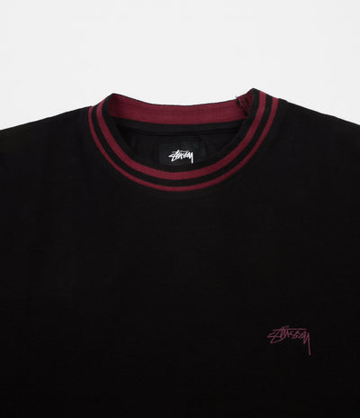 Stussy Brody Long Sleeve T-Shirt - Black
