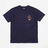 Stussy Broken Crown T-Shirt - Navy thumbnail