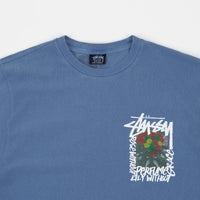 Stussy Camellias Pigment Dyed T-Shirt - Blue thumbnail