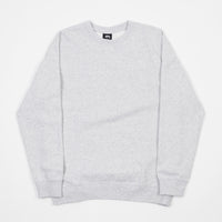 Stussy Camo Stock Crewneck Sweatshirt - Grey Heather | Flatspot