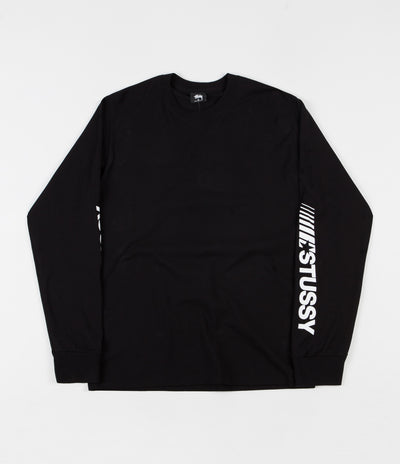 Stussy Champion Long Sleeve T-Shirt - Black