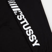 Stussy Champion Long Sleeve T-Shirt - Black thumbnail
