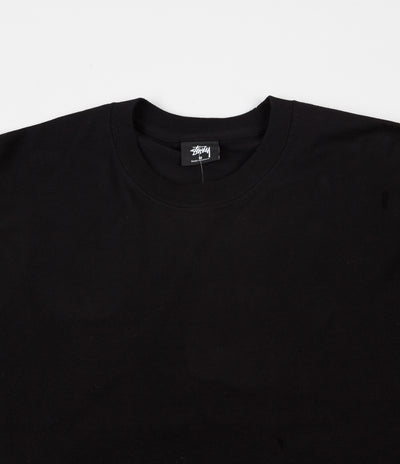 Stussy Champion Long Sleeve T-Shirt - Black