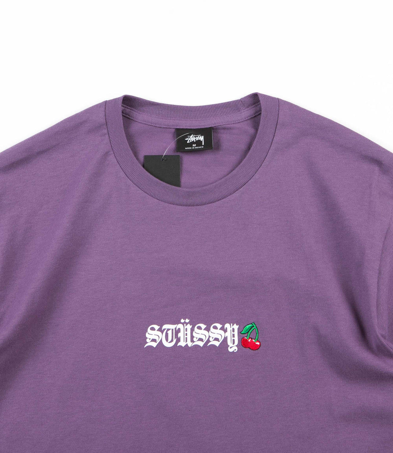 Stussy Cherry T-Shirt - Purple | Flatspot