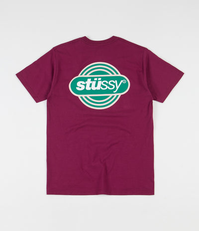 Stussy Circuit T-Shirt - Wine